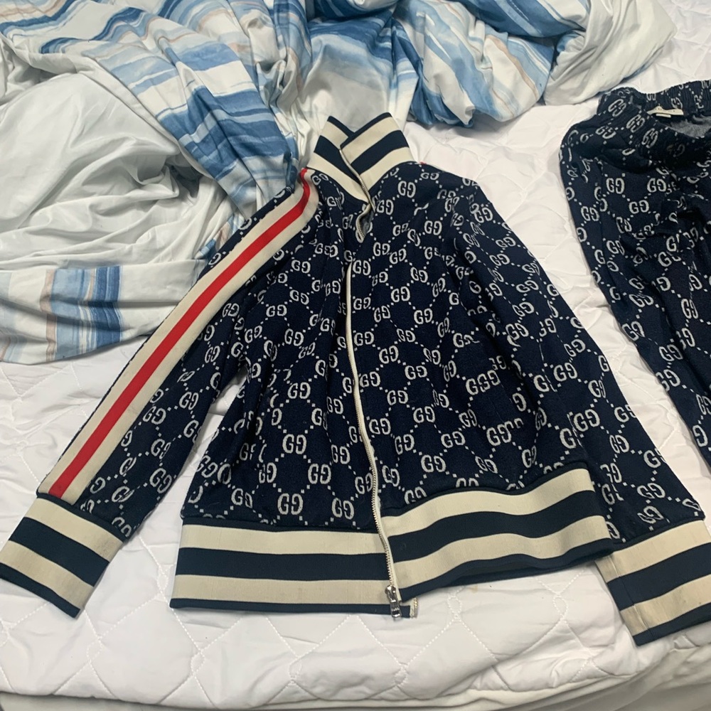 Gucci jacquard track suit size Xl